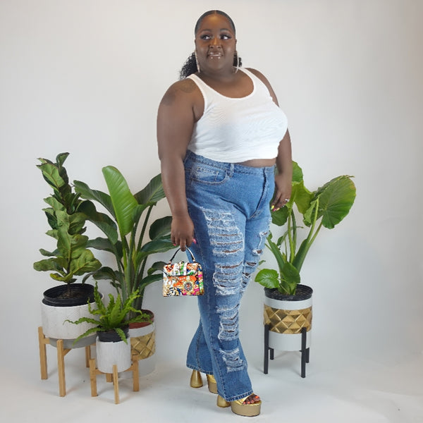【THEAIRTOWN】boy is mine jean The Boy is Mine Jeans – The Plus Palace Boutique